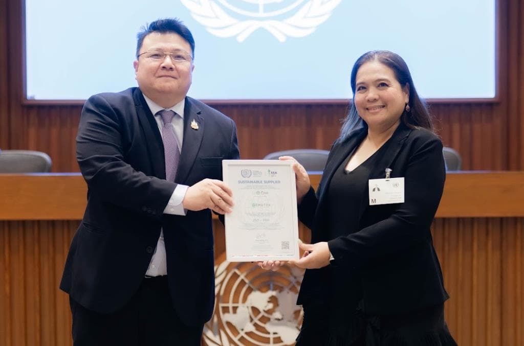 ดีมีเทกซ์ โซลูชั่น คว้าการรับรอง “SUSTAINABLE SUPPLIER 2025–2026” ขยายผล DR.EX สู่ Impact Chain ระดับสากล